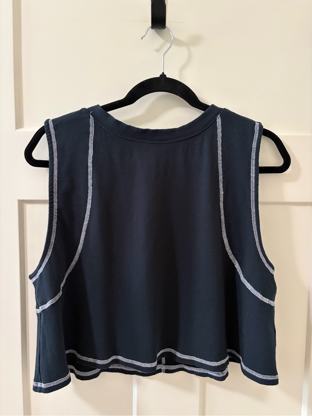 Free People Movement Women’s Black Sleeveless Crop Tank Top, Size M